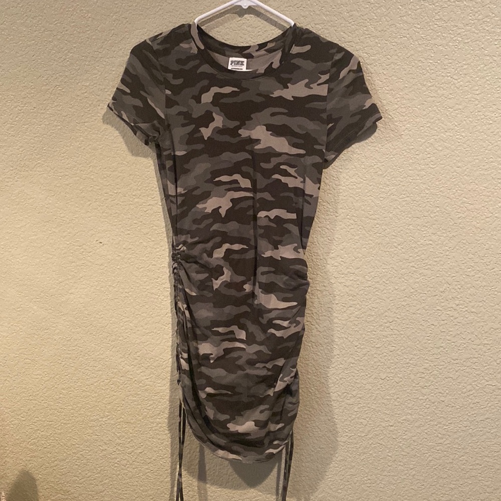 Army print dress